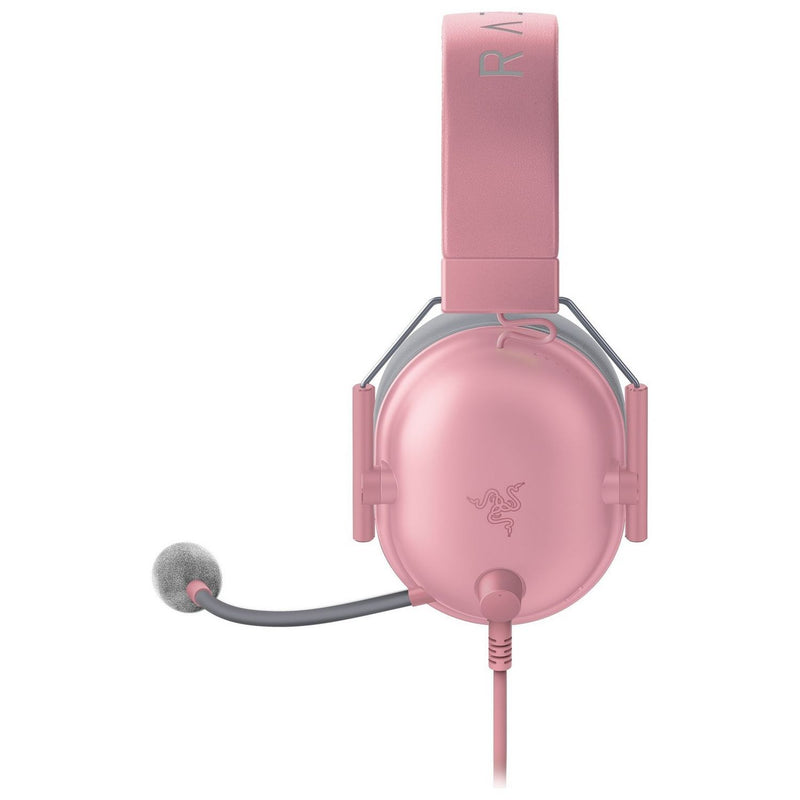 Razer BlackShark V2 X pink wired gaming headset - British product