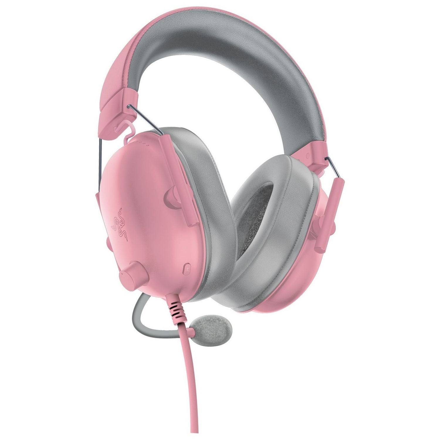 Razer BlackShark V2 X pink wired gaming headset - British product