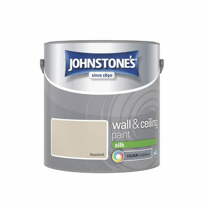 Argos Johnstone's Wall & Ceiling Silk Paint Seashell 2.5L- Buy online at McGrocer