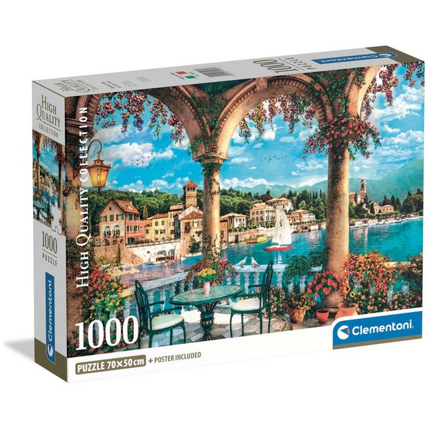 Clementoni Lake Como 1000 piece jigsaw puzzle, UK version
