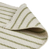 Habitat stripe green flatweave runner 66x200cm (British brand)