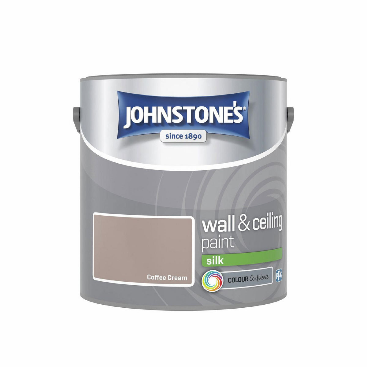 Johnstone's Silk Paint Coffee Cream 2.5L (British brand)