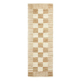 Habitat checkerboard flatweave runner 66x200cm, imported from the UK