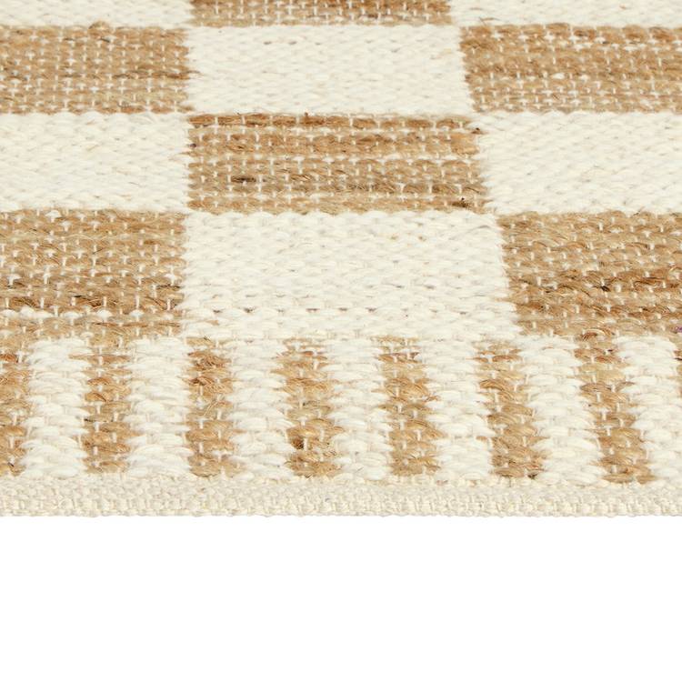 Habitat checkerboard flatweave runner 66x200cm, imported from the UK