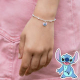 Disney Lilo & Stitch sterling silver charm bracelet (British brand)