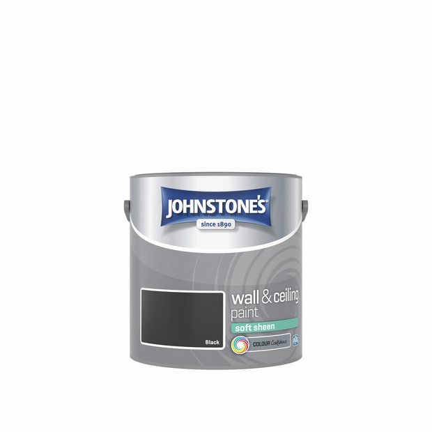 Johnstone's black soft sheen paint 2.5L, UK version