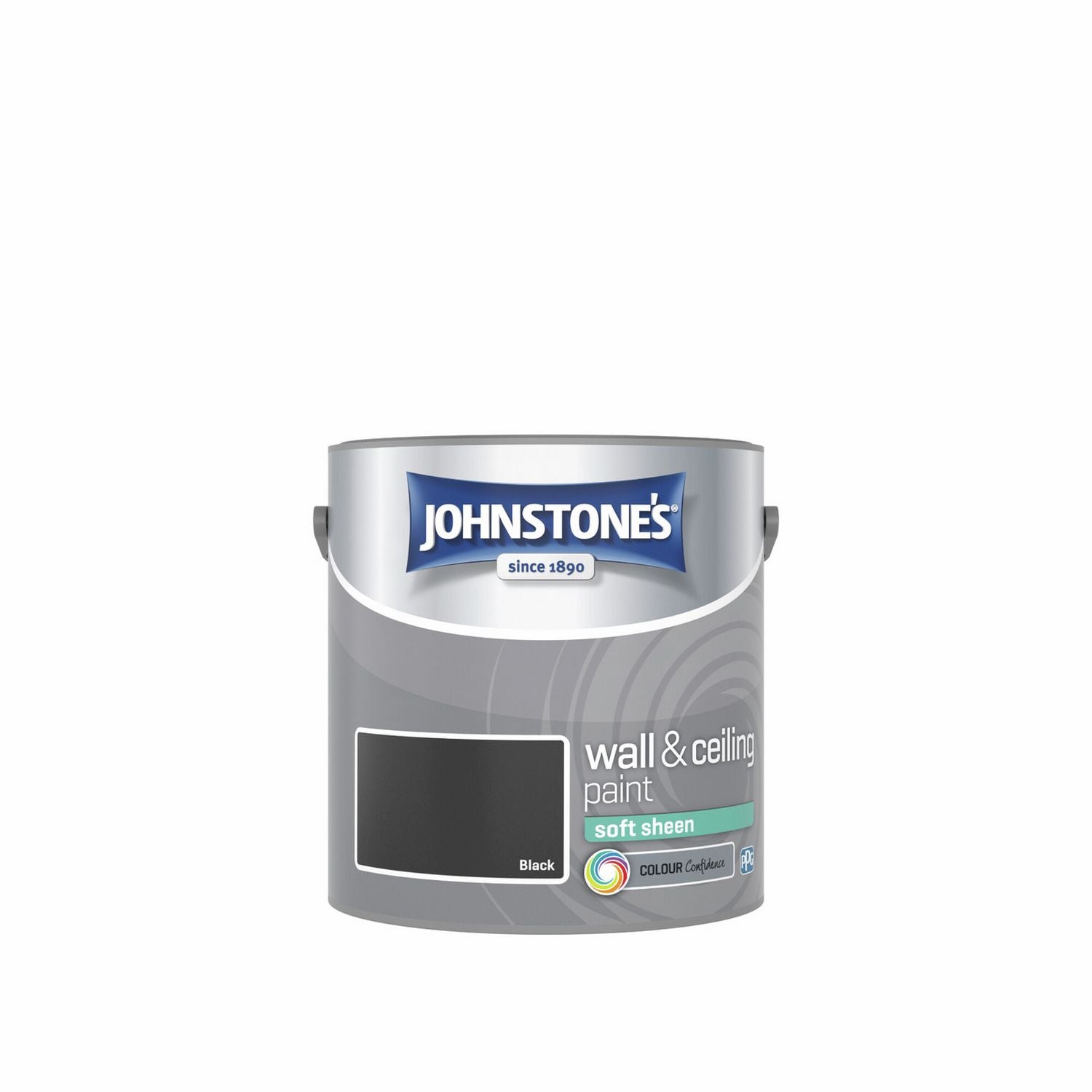 Johnstone's black soft sheen paint 2.5L, UK version