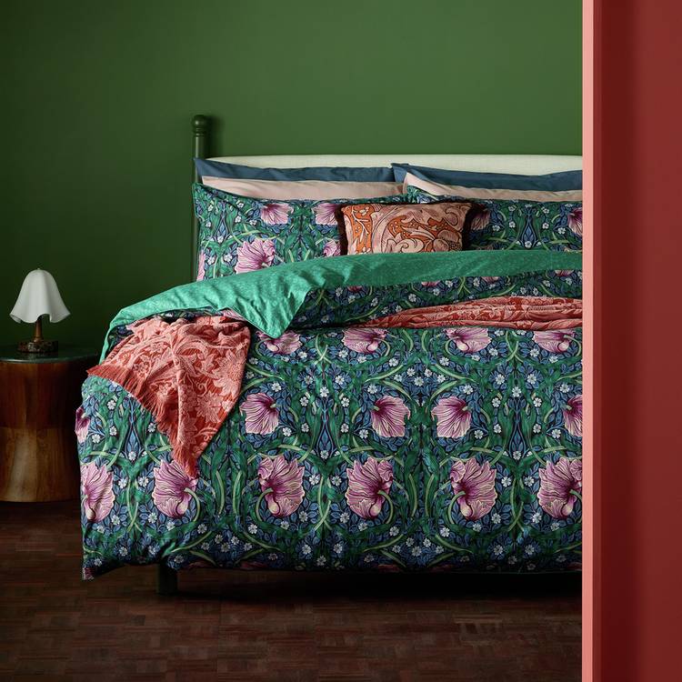 Habitat x Morris & Co. Pimpernel bedding set single, UK version