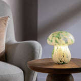 Habitat Mushroom Glass Battery Powered Table Lamp - Green