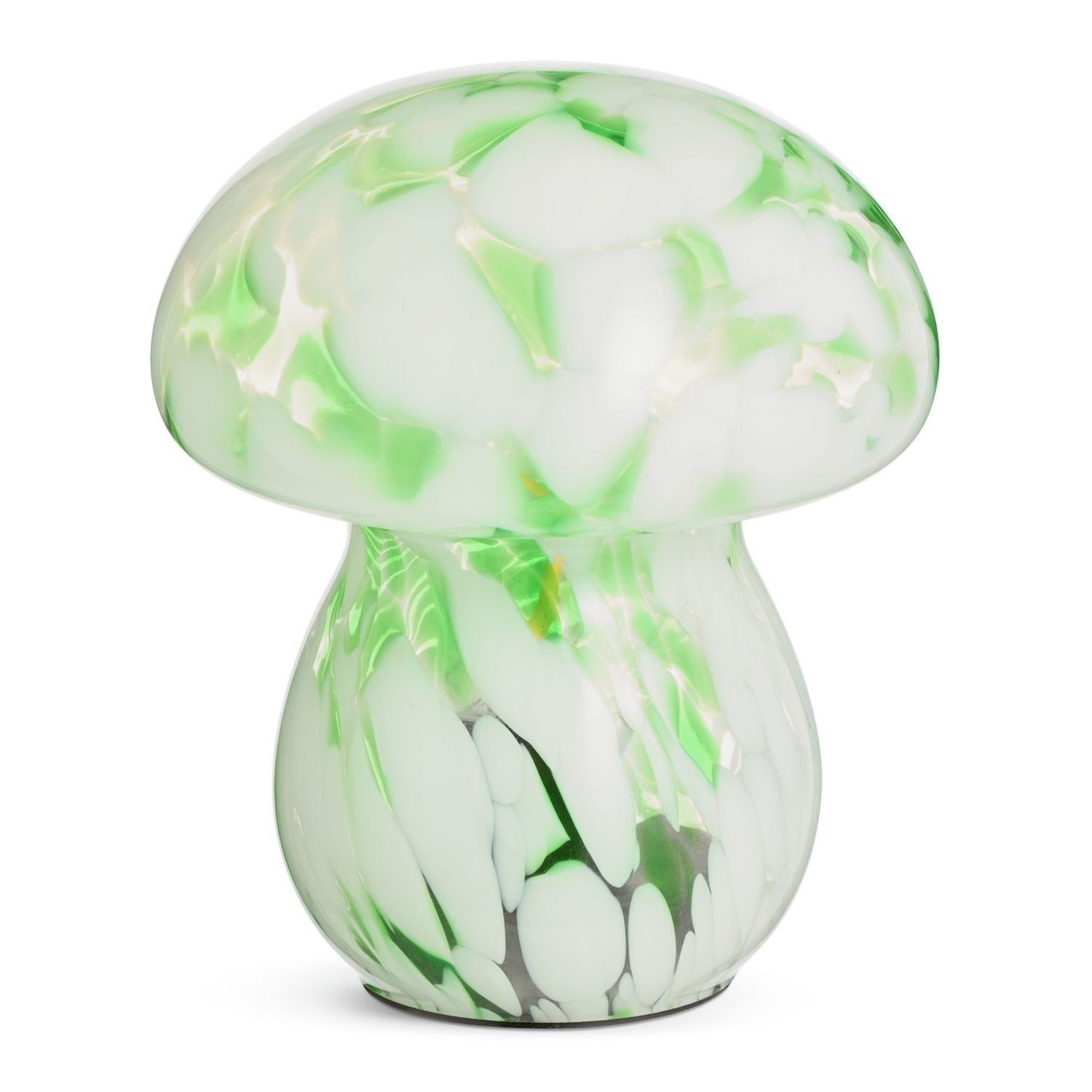 Habitat Mushroom Glass Battery Powered Table Lamp - Green