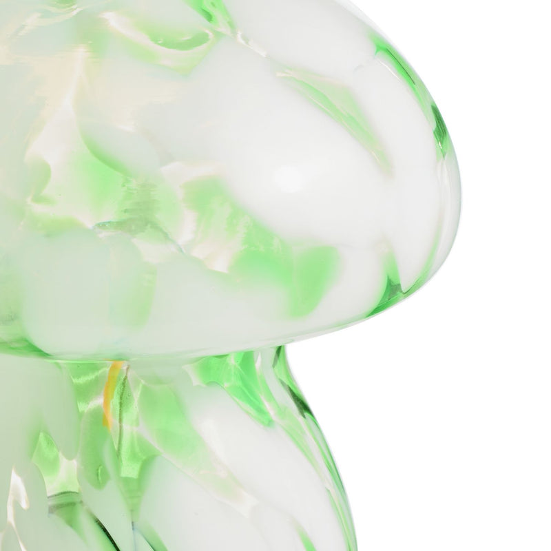 Habitat Mushroom Glass Battery Powered Table Lamp - Green