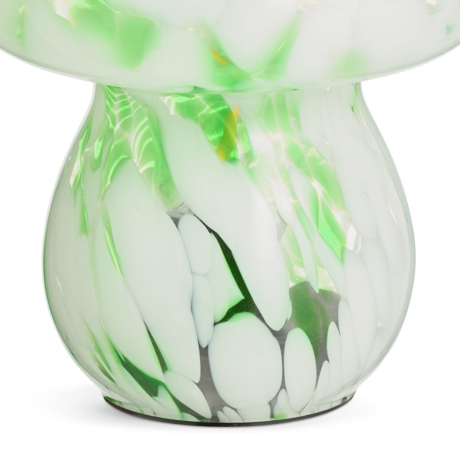 Habitat Mushroom Glass Battery Powered Table Lamp - Green