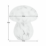 Habitat Mushroom Glass Battery Powered Table Lamp - Green