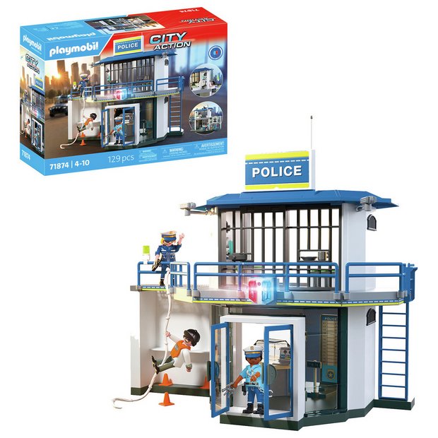 Playmobil Action Heroes Police station playset - British product