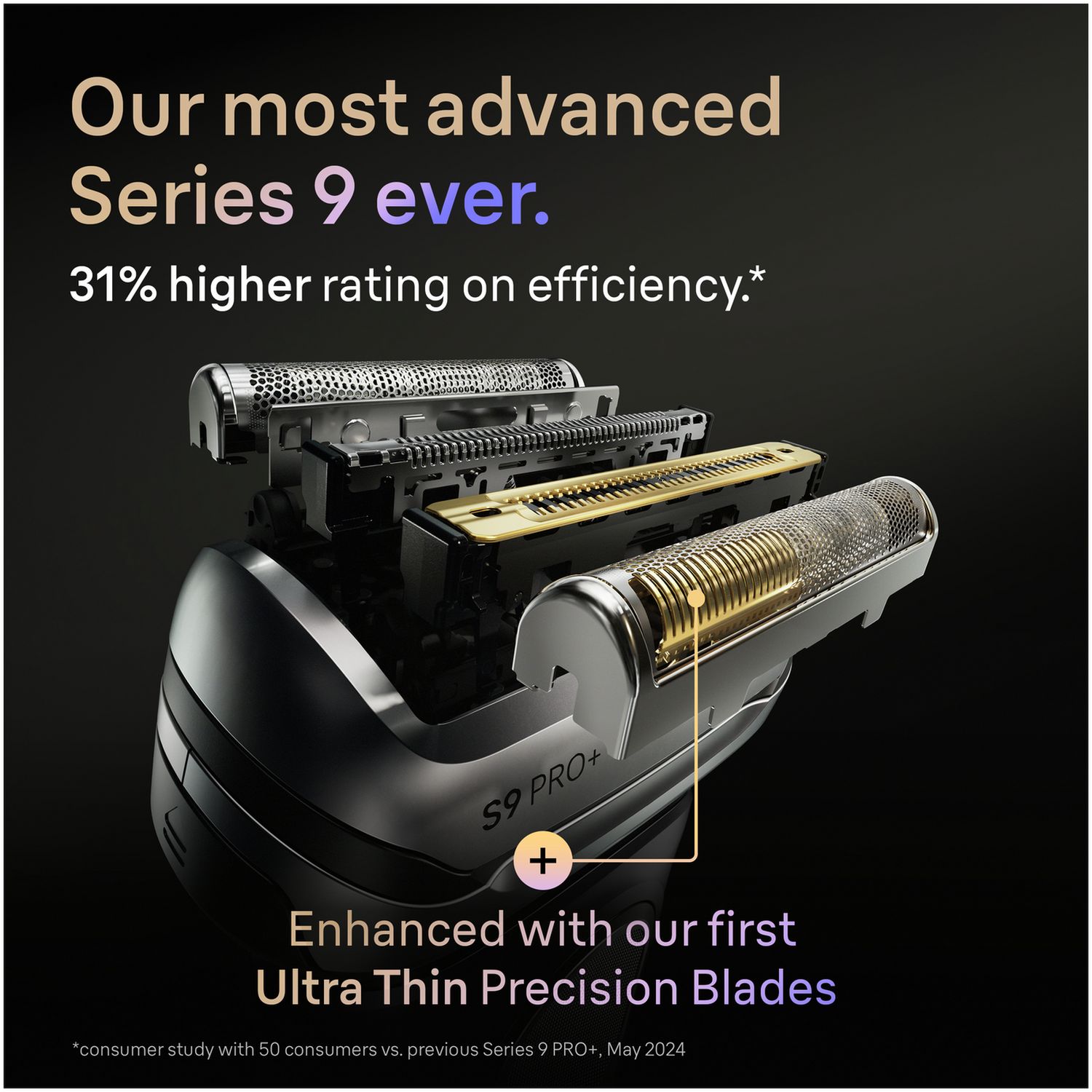 Braun Series 9 PRO Plus electric shaver 9610S - British product