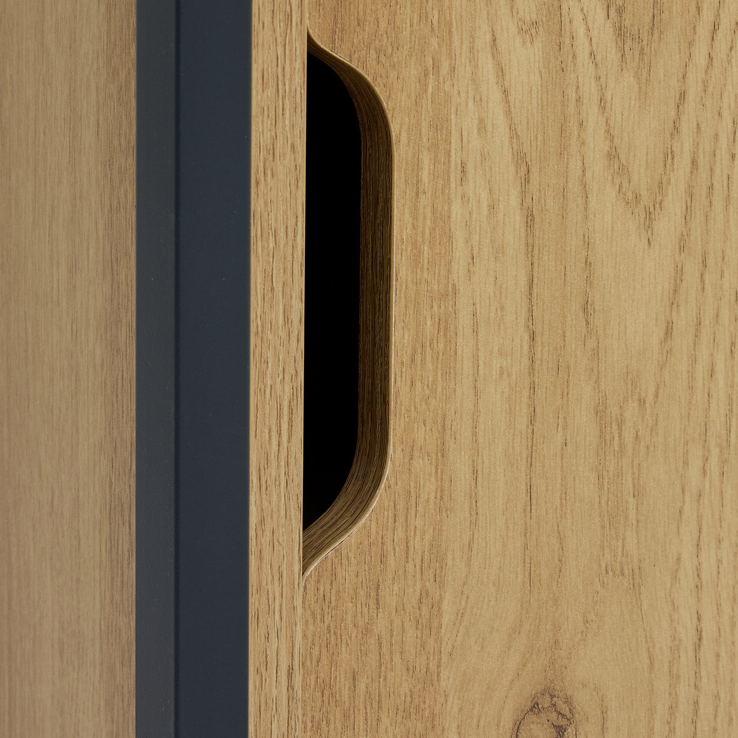 Argos Home Loft Living shoe storage cabinet oak effect, imported from the UK