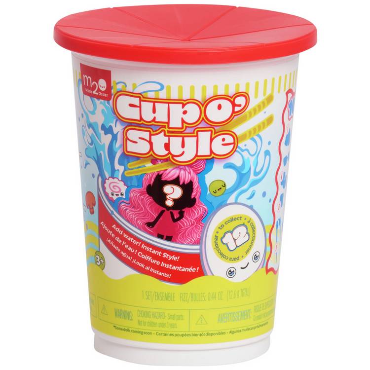 Cup O' Style doll ramen cup surprise with accessories (British brand)