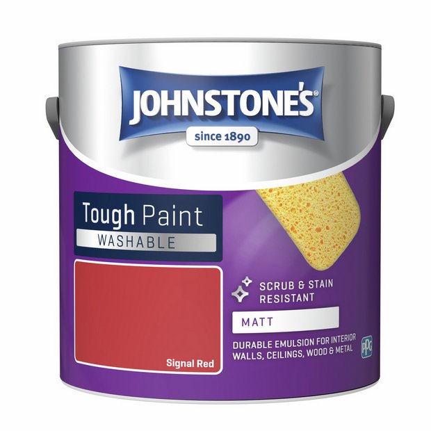 Johnstone's paint Signal Red 2.5L - British product