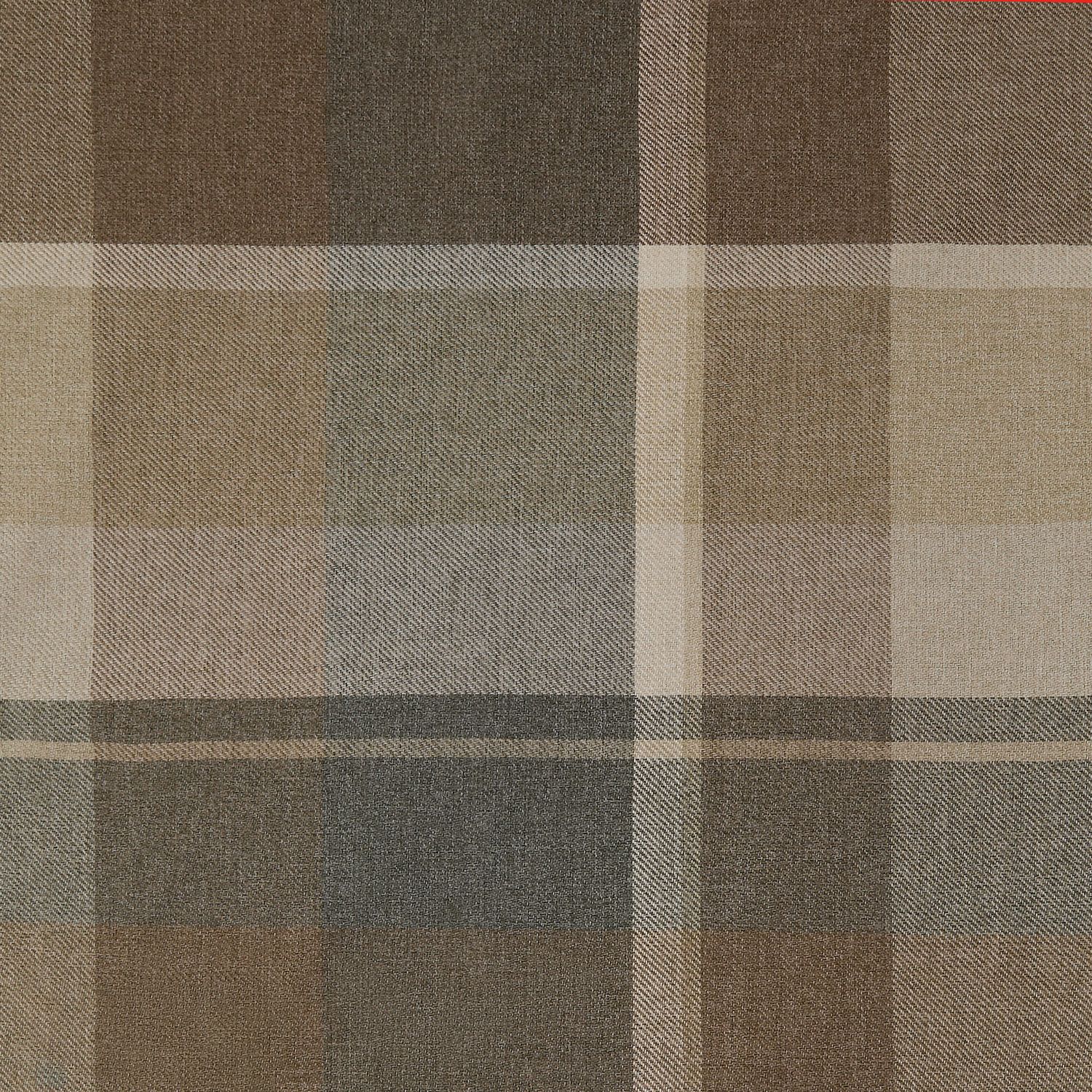 Argos Home Check Blackout Eyelet Curtains - Neutral - 168x183cm