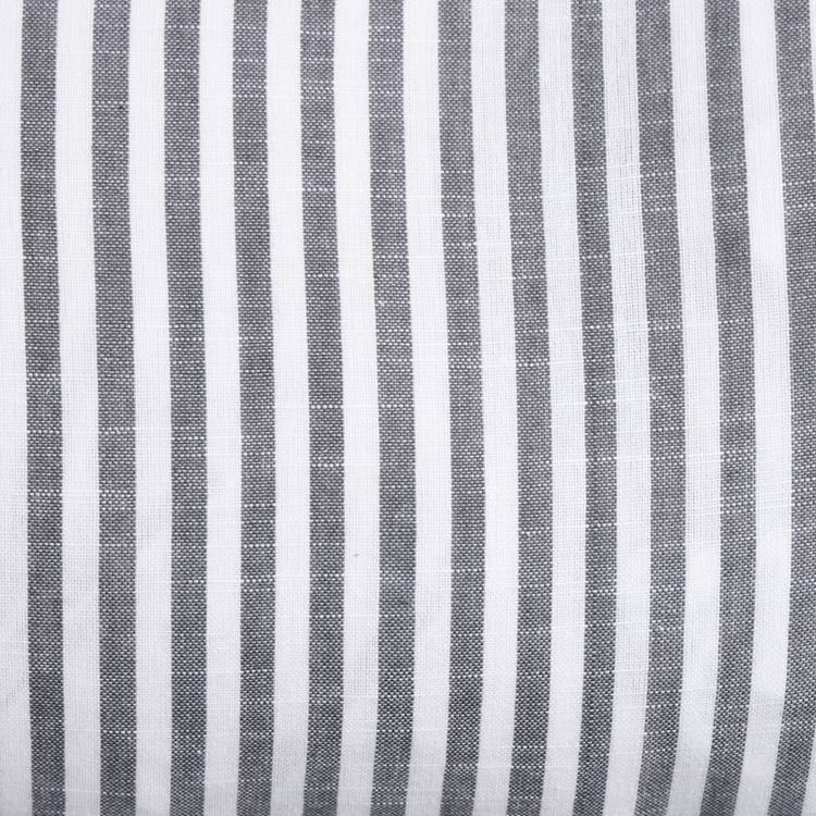 Habitat charcoal stripe ruffle cushion 80x30cm - British product