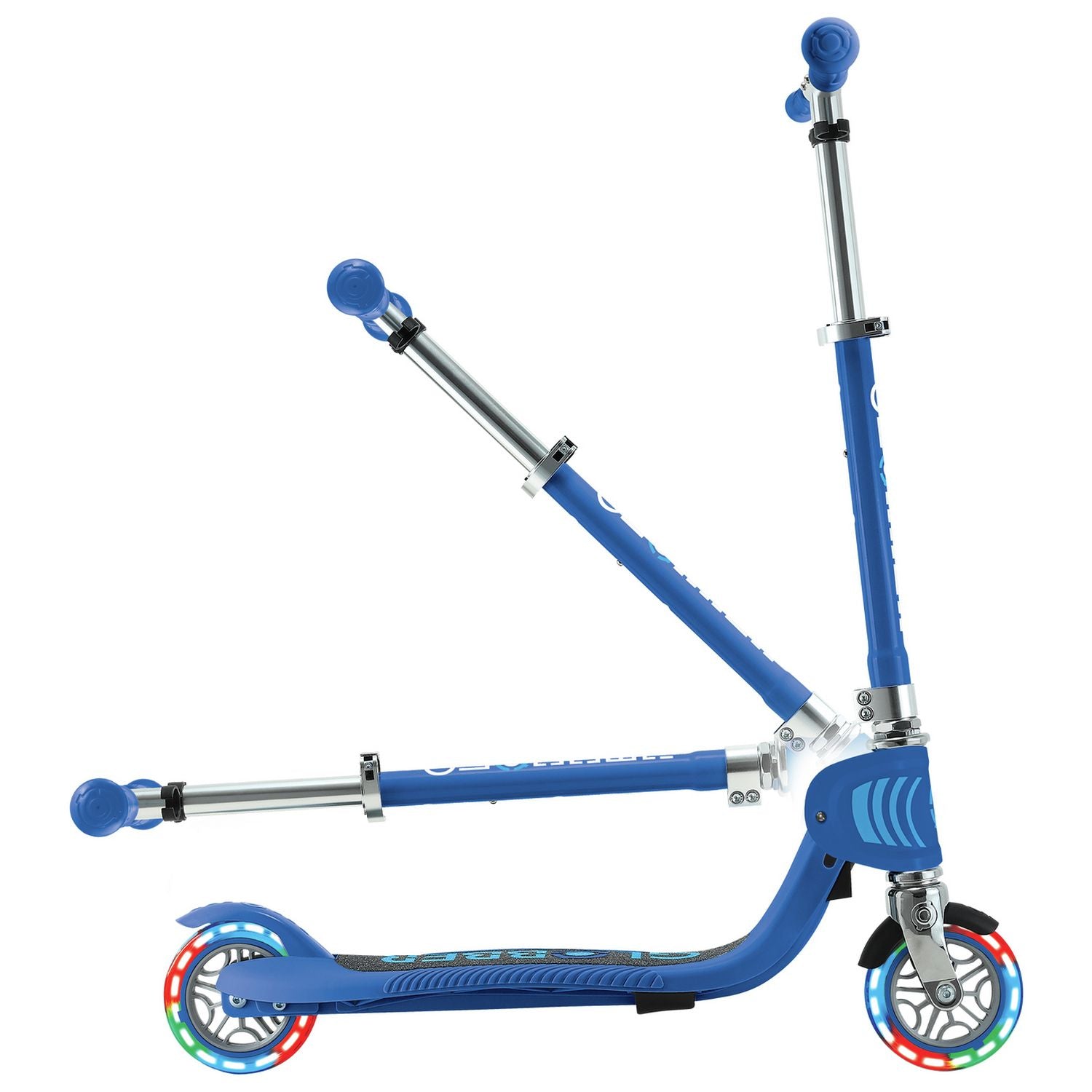 Globber Flow kids foldable scooter navy blue, UK version