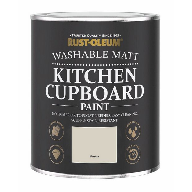 Rust-Oleum Hessian kitchen cupboard paint 750ml, UK version