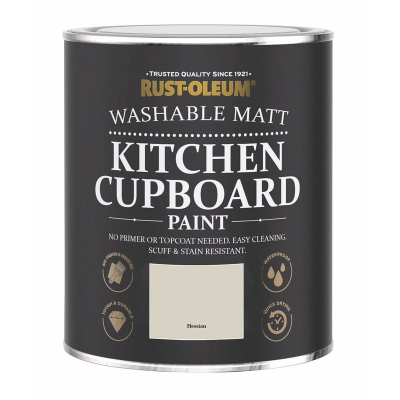 Rust-Oleum Hessian kitchen cupboard paint 750ml, UK version