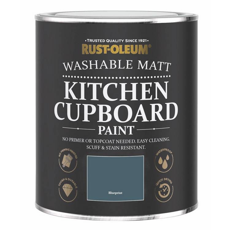 Rust-Oleum kitchen cupboard paint Blueprint 750ml (British brand)