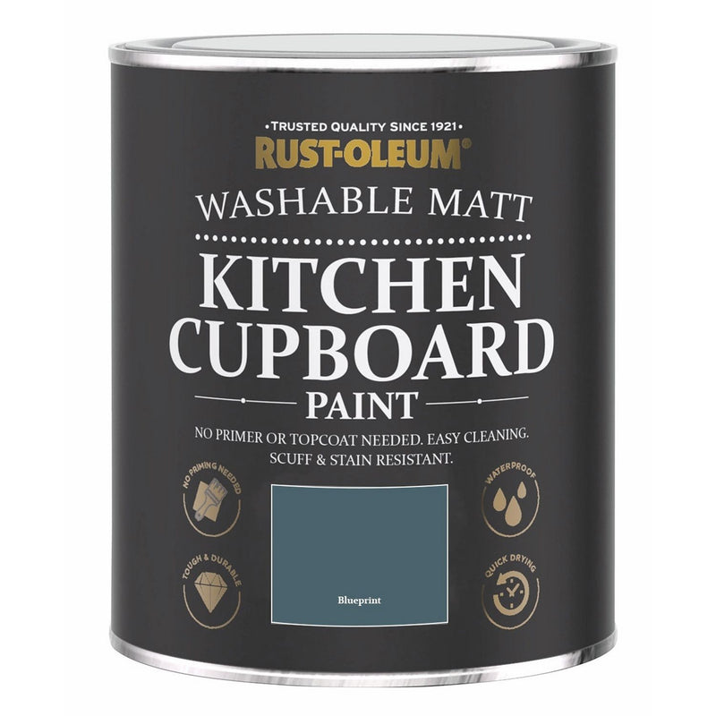Rust-Oleum kitchen cupboard paint Blueprint 750ml (British brand)