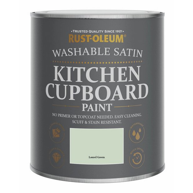 Rust-Oleum cupboard paint Laurel Green 750ml (British brand)