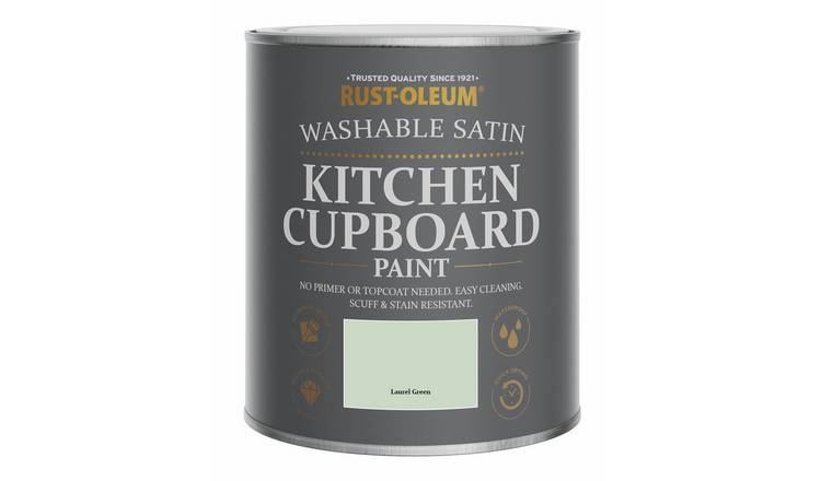 Rust-Oleum cupboard paint Laurel Green 750ml (British brand)