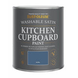 Rust-Oleum Ink Blue satin cupboard paint 750ml, UK version