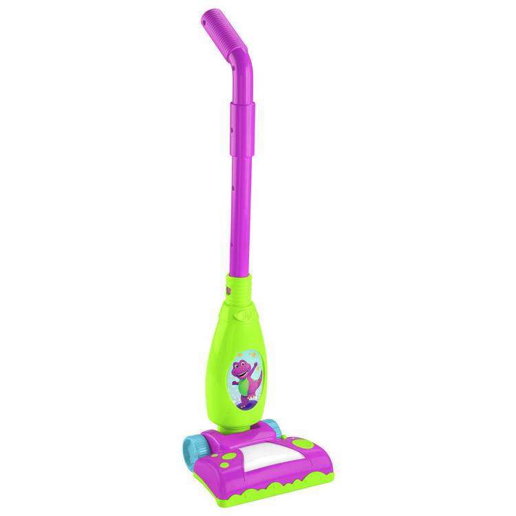 Fisher-Price Barney's World Clean Up Vacuum toddler toy, UK version