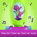 Fisher-Price Barney's World Clean Up Vacuum toddler toy, UK version