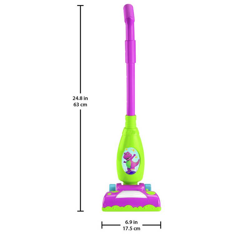 Fisher-Price Barney's World Clean Up Vacuum toddler toy, UK version