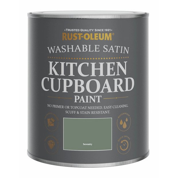 Rust-Oleum Kitchen Cupboard Paint Serenity dark green 750ml - British product