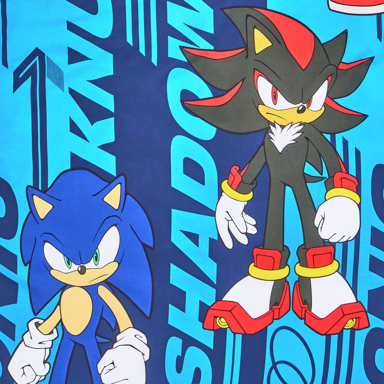 Sonic The Hedgehog Switch Blue Kids Bedding Set - Double