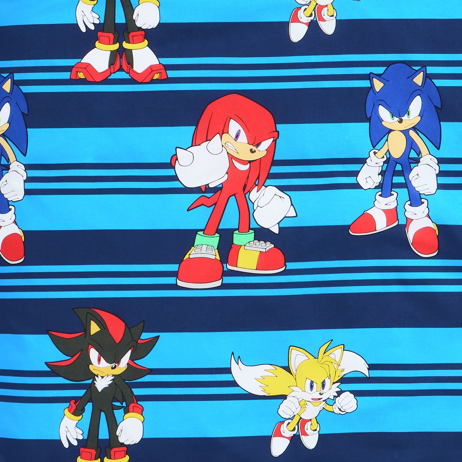 Sonic The Hedgehog Switch Blue Kids Bedding Set - Double