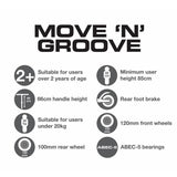 Evo Move N Groove tri-scooter, imported from the UK