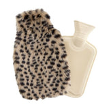 Habitat hot water bottle faux fur animal print cover 1L, UK version