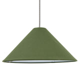 Habitat Cone Taper Green Easy Fit Lampshade - 40cm