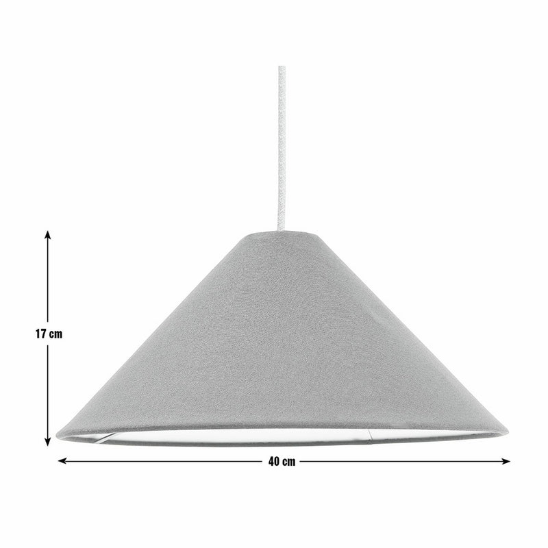 Habitat Cone Taper Green Easy Fit Lampshade - 40cm