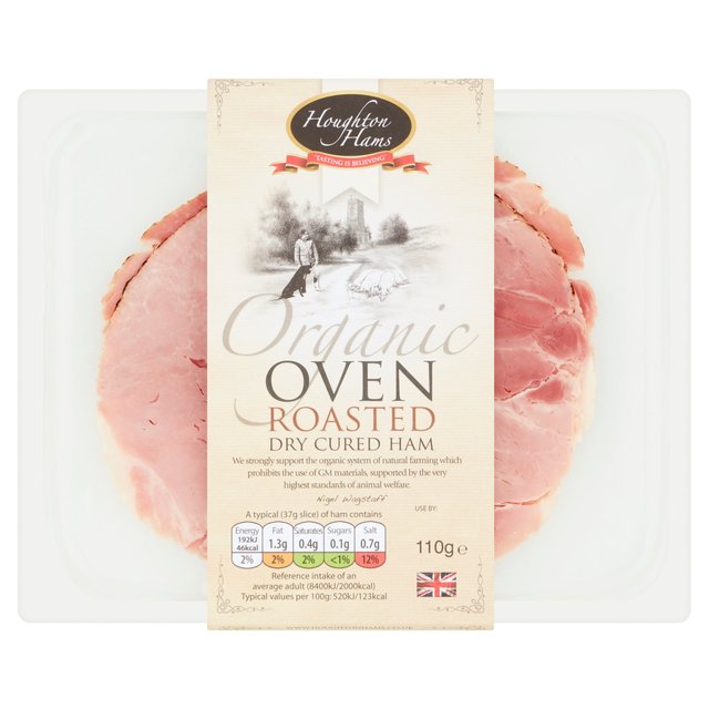 Houghton Organic Oven Roasted Dry Cured Ham    110g GOODS M&S   