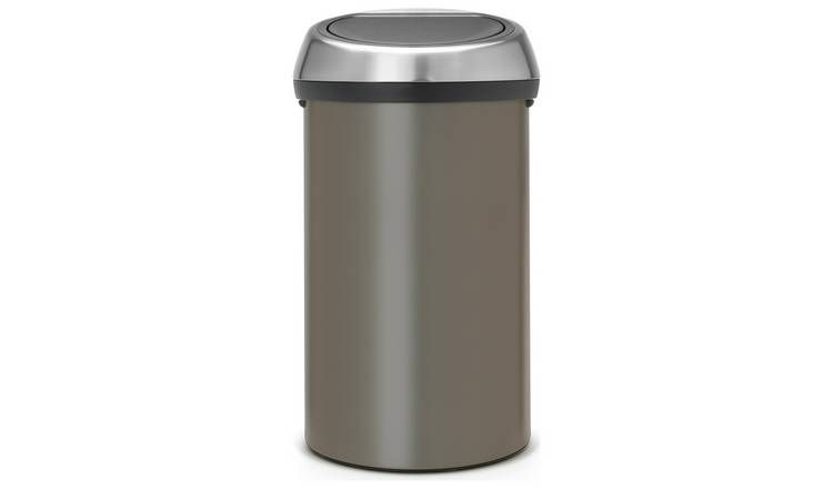 Brabantia 60 Litre Platinum Touch Top Bin - Grey