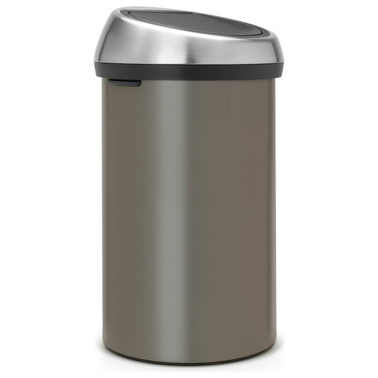 Brabantia touch top bin grey 60L - British product