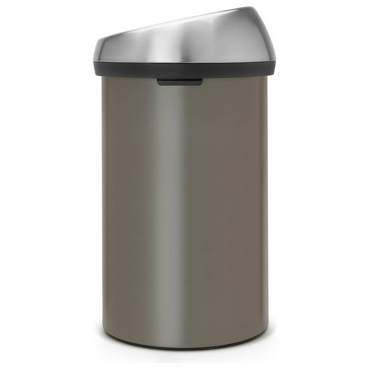 Brabantia touch top bin grey 60L - British product