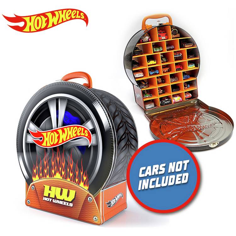Hot Wheels Fire Wheel garage metal car case (British brand)