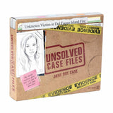 Unsolved Casefiles murder mystery game box (British brand)