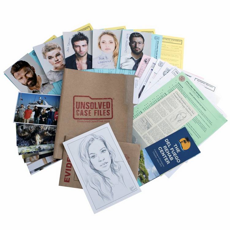 Unsolved Casefiles murder mystery game box (British brand)
