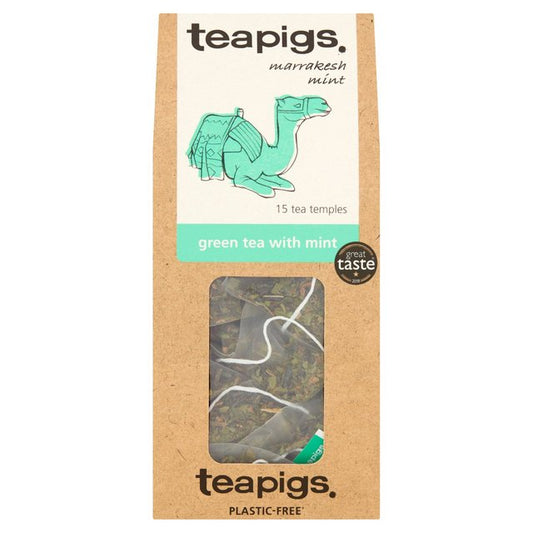 Teapigs Green Tea with Mint Tea Bags   15 per pack